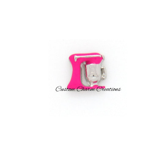 Pink Blender Floating Locket Charm - Custom Charm Creations