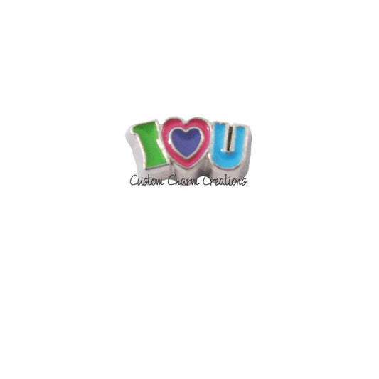 I Love You Floating Locket Charm - Custom Charm Creations